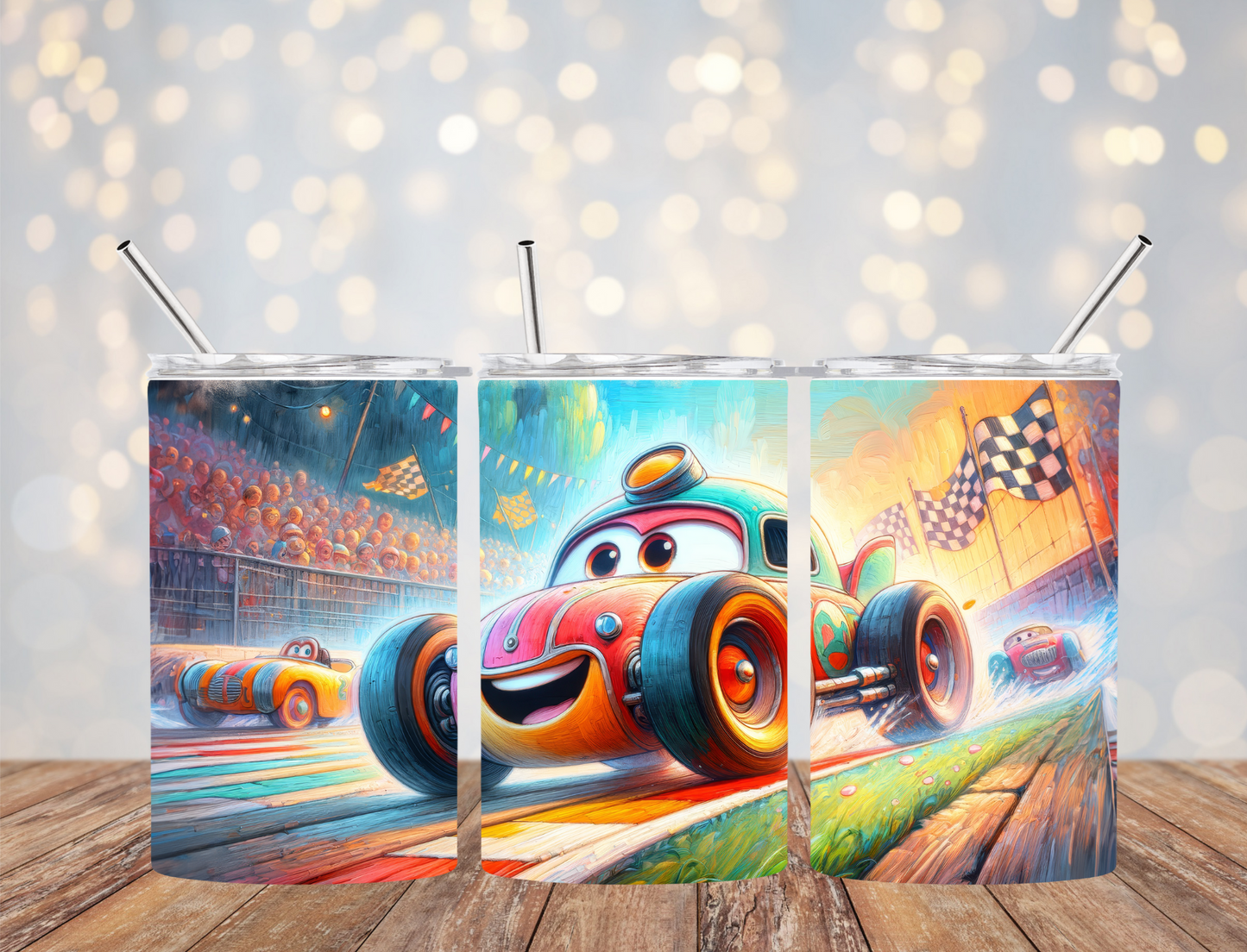 Cartoons cars tumbler